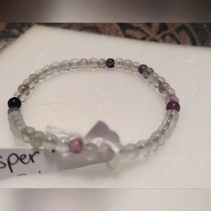 Small bead jasper bracelet
